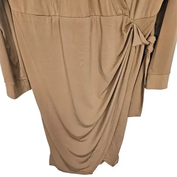 Torrid Womens Faux Wrap Dress Plus Size 0X Minimalist Capsule Career Corp Work - Picture 4 of 10